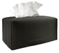 CRATE & BASICS TISSUE BOX SLEEVE LARGE MATTE BLACK GEAR CRATE & BASICS