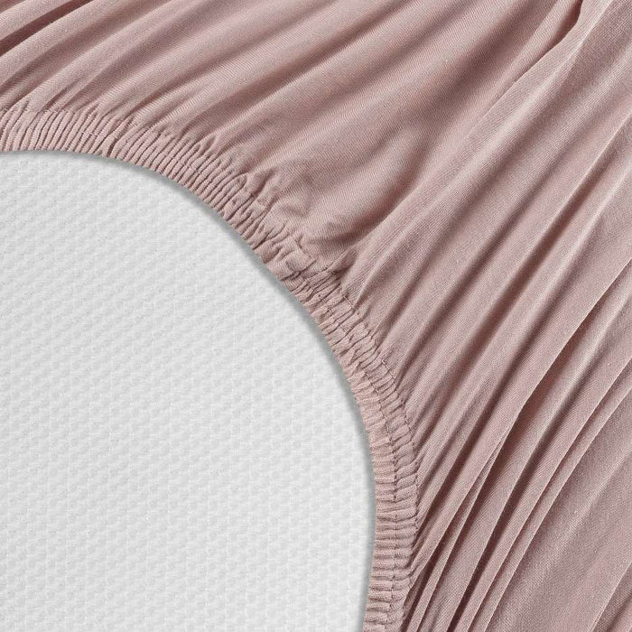 ABSTRACT FITTED SHEET SOLID MAUVE FOR STANDARD CRIB - 28" X 52"