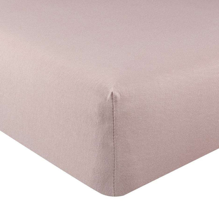 ABSTRACT FITTED SHEET SOLID MAUVE FOR PORTABLE CRIB - 24" X 38`