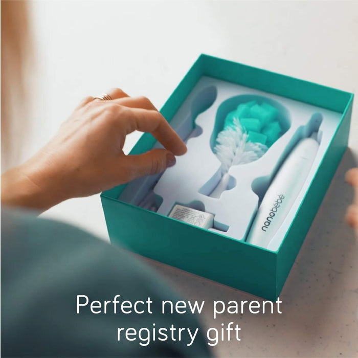 E-Brush Electric Baby Bottle Brush Scrub Brushes Nanobébé