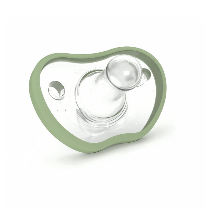Flexy Silicone Pacifiers Sage 0-3 Months 1-Pack Pacifiers & Teethers Nanobébé