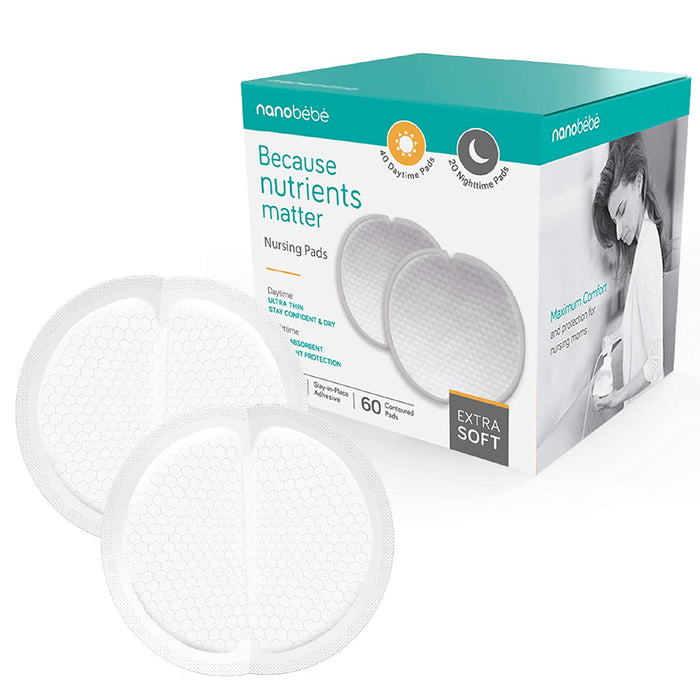 Day & Night Nursing Pads 60pk Nursing & Feeding Nanobébé