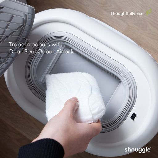 Changing Essentials Kit: Shnuggle Changing Mat + Diaper Pail + Better Bag Liners (90 Day Supply) Changing Mats & Trays M4A