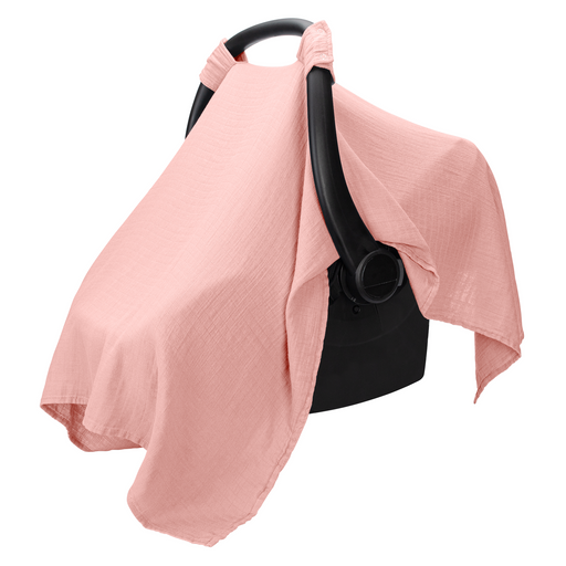 Baby Car Seat Cover in Bold Blush Car Seat Cover Comfy Cubs