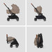 SILVER CROSS NIA COMPACT TRAVEL STROLLER + BASSINET BUNDLE TRAVEL STROLLER SILVER CROSS