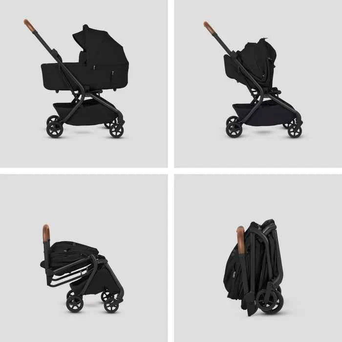 SILVER CROSS NIA COMPACT FOLDING BASSINET TRAVEL STROLLER SILVER CROSS