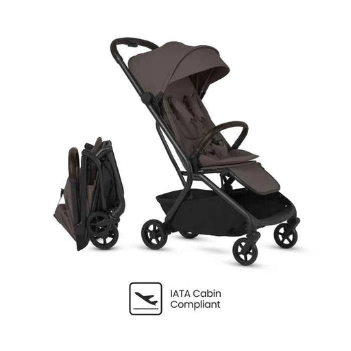 SILVER CROSS NIA COMPACT TRAVEL STROLLER . CHOCOLATE TRAVEL STROLLER SILVER CROSS