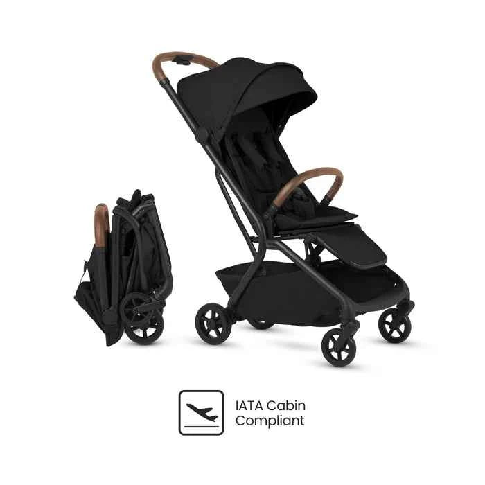 SILVER CROSS NIA COMPACT TRAVEL STROLLER + BASSINET BUNDLE TRAVEL STROLLER SILVER CROSS