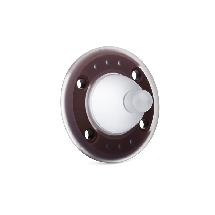 NINNI CO. PACIFIER BEST FOR BREASTFED BABIES ONE SIZE COCOA PACI NINNI CO.