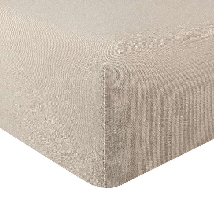 ABSTRACT FITTED SHEET SOLID SAND FOR STANDARD CRIB - 28" X 52"