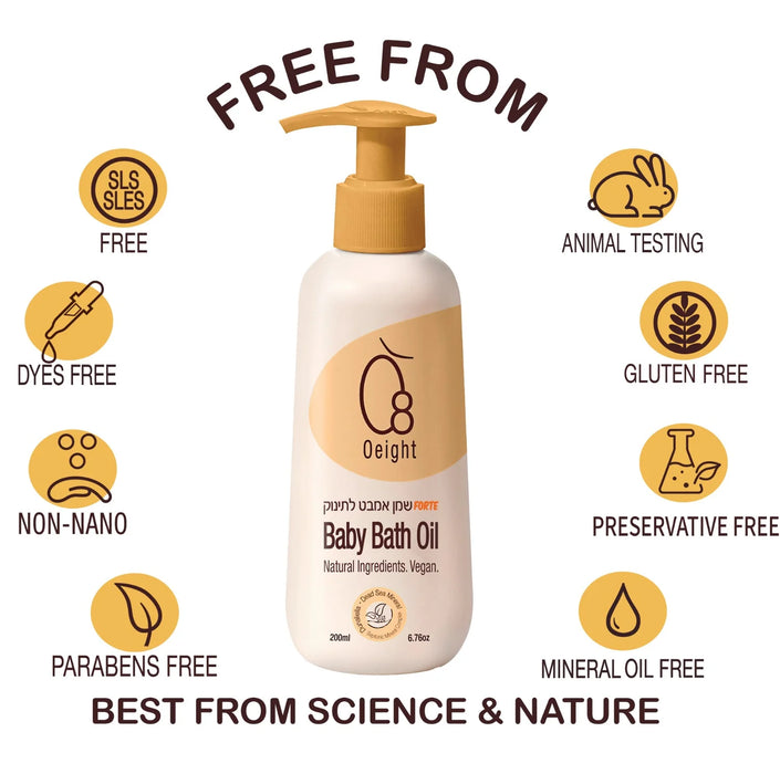 OEIGHT BABY BATH OIL 6.76OZ