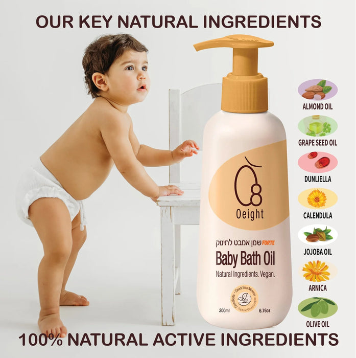 OEIGHT BABY BATH OIL 6.76OZ