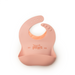 MY LITTLE`S BIB SILICONE BIB WITH ADDED NECKLINE . BLUSH PINK BIBS MY LITTLE`S BIB