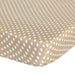 ABSTRACT FITTED SHEET POLKA DOT BEIGE FOR PORTABLE CRIB - 24" X 38`