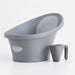 Newborn Bath Essentials Bundle | Baby Bath with Support Bump, Soft Backrest & Rinse Jug | Safe & Stylish Bathtime Set Grey Bath M4A