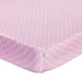 ABSTRACT FITTED SHEET POLKA DOT PINK FOR PORTABLE CRIB - 24" X 38`