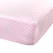 FITTED CRIB SHEET PINK P/D