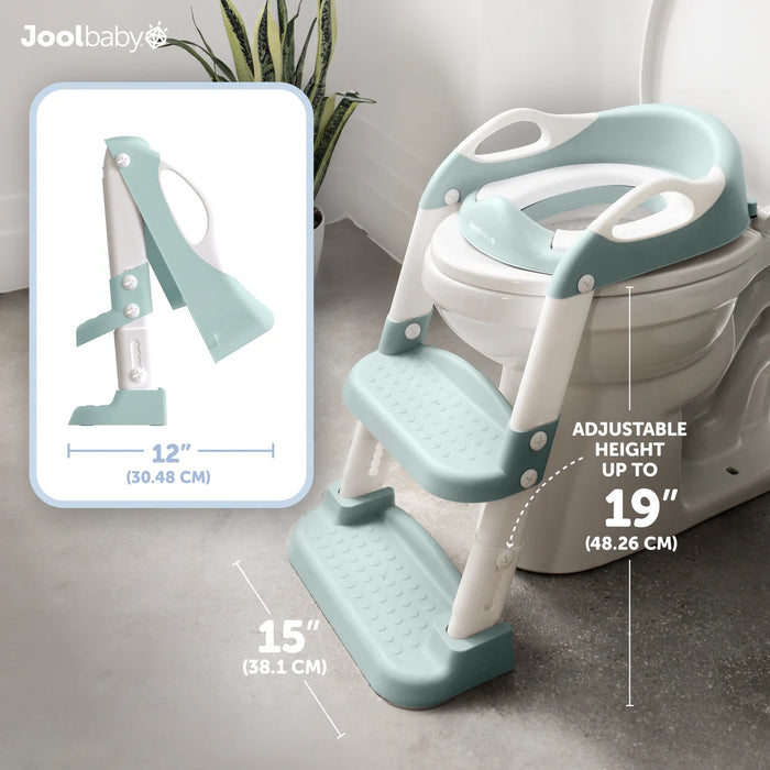 JOOL BABY READY STEP GO POTTY LADDER - GRAY POTTY TRAINING JOOL BABY