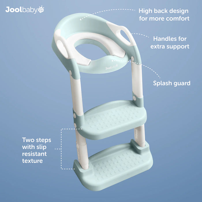 JOOL BABY READY STEP GO POTTY LADDER - GRAY POTTY TRAINING JOOL BABY