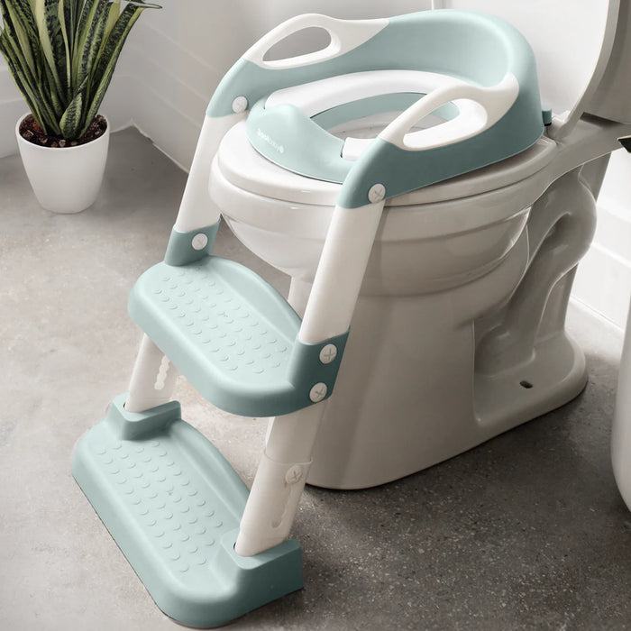 JOOL BABY READY STEP GO POTTY LADDER - GRAY ONE SIZE AQUA POTTY TRAINING JOOL BABY