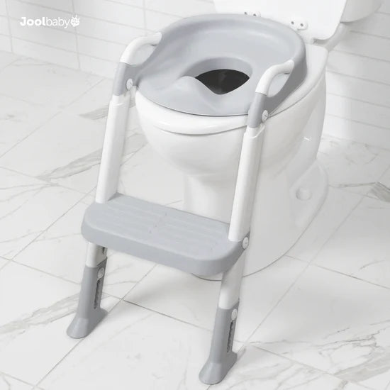 JOOL BABY READY STEP GO POTTY LADDER - GRAY