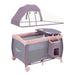 PAMO BABE BABY PLAYARD FOLDABLE CHANGING TABLE CANOPY FOR NEWBORN - PINK PLAYPEN PAMO BABE