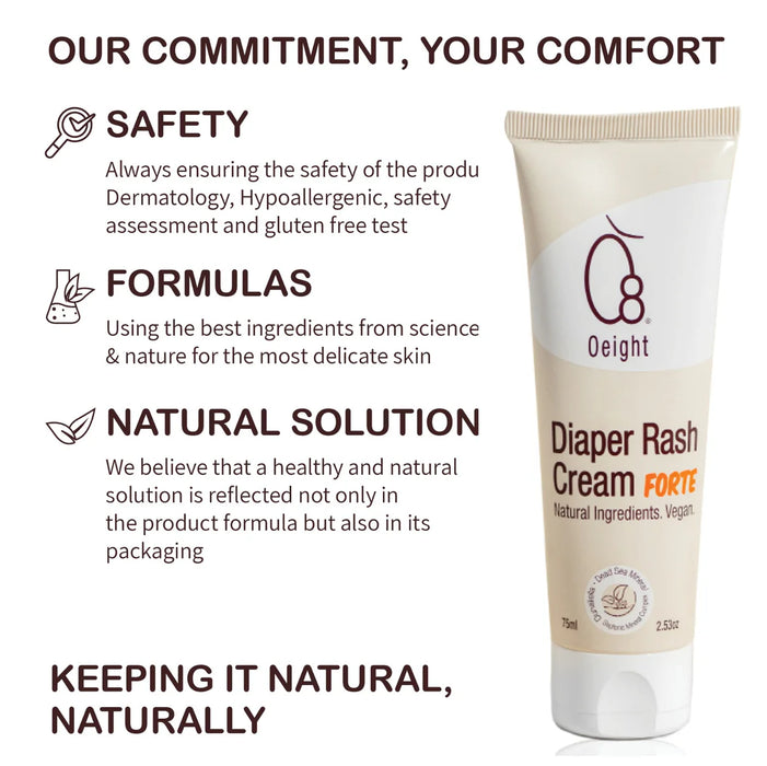 OEIGHT DIAPER RASH CREAM FORTE 2.53OZ