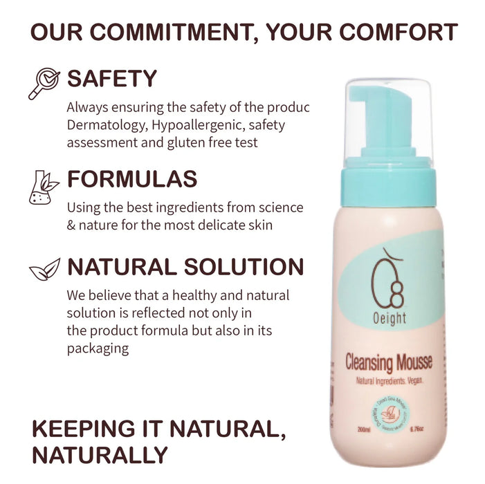 OEIGHT CLEANSING MOUSSE 6.76OZ