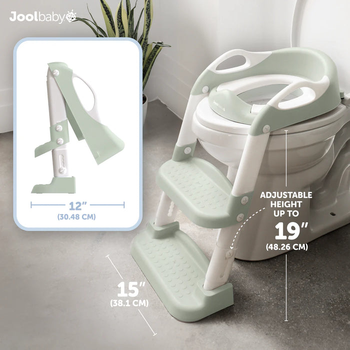 JOOL BABY READY STEP GO POTTY LADDER - GRAY POTTY TRAINING JOOL BABY