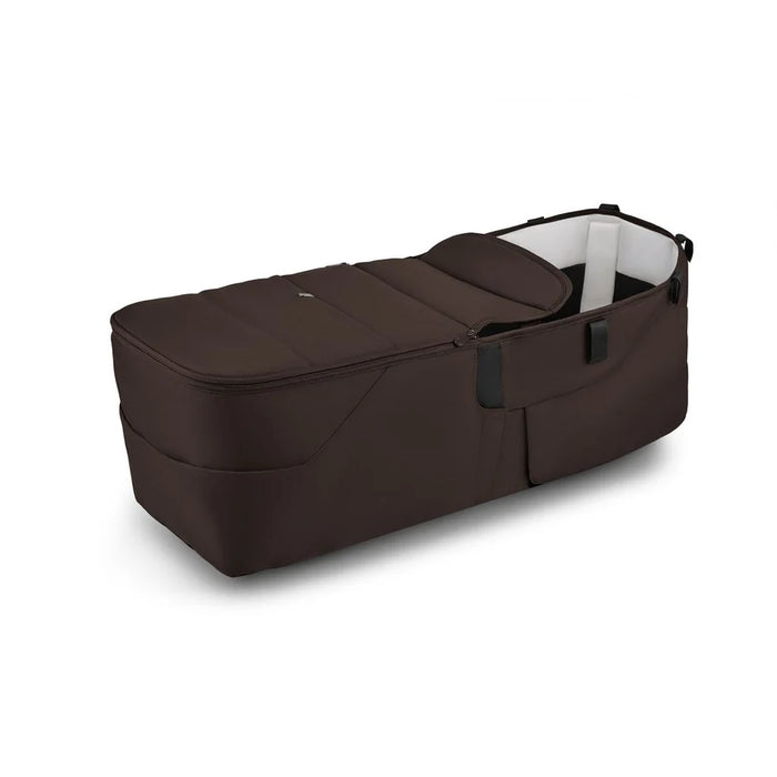 BUGABOO DONKEY 6 TWIN BASSINET FABRIC COMPLETE . COCOA BROWN DOUBLE STROLLER BUGABOO