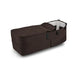 BUGABOO DONKEY 6 TWIN BASSINET FABRIC COMPLETE . COCOA BROWN DOUBLE STROLLER BUGABOO