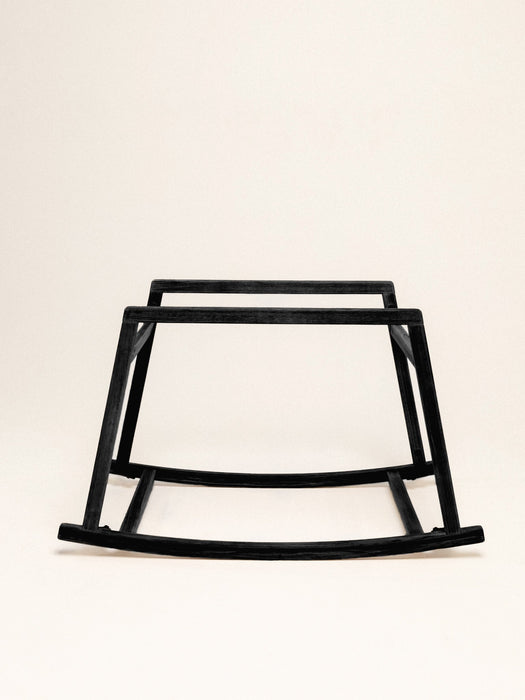Rocking Stand for Standard Baby Moses Basket Black Wood Low 15" Rocking stands Anzy Home