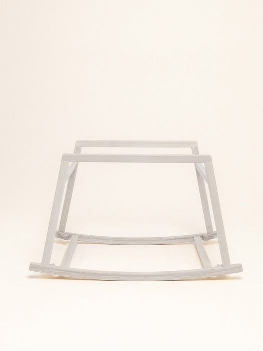 Rocking Stand for Standard Baby Moses Basket White Wood Low 15" Rocking stands Anzy Home