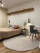 Round plain rug Rug Anzy Home