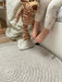 Round plain rug Rug Anzy Home
