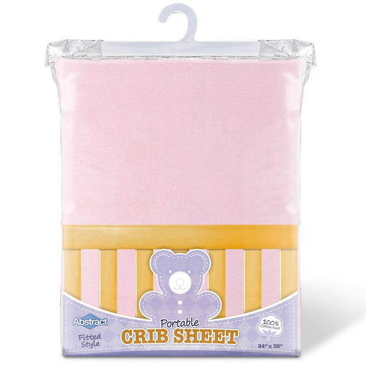 PORT CRIB SHEET PINK