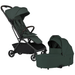 SILVER CROSS NIA COMPACT TRAVEL STROLLER + BASSINET BUNDLE . CONIFER TRAVEL STROLLER SILVER CROSS