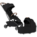 SILVER CROSS NIA COMPACT TRAVEL STROLLER + BASSINET BUNDLE . ONYX TRAVEL STROLLER SILVER CROSS