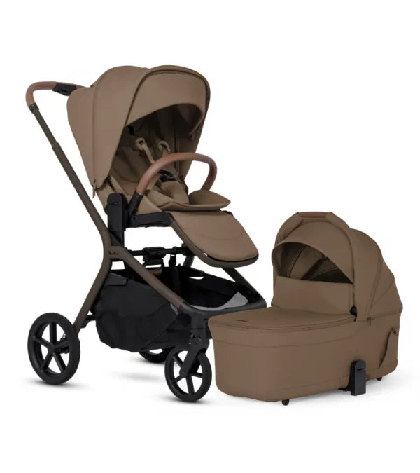 SILVER CROSS BREEZ COMPACT STROLLER + FOLDING BASSINET BUNDLE