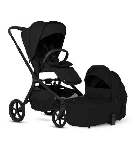SILVER CROSS BREEZ COMPACT STROLLER + FOLDING BASSINET BUNDLE . ONYX FULL-SIZE STROLLER SILVER CROSS