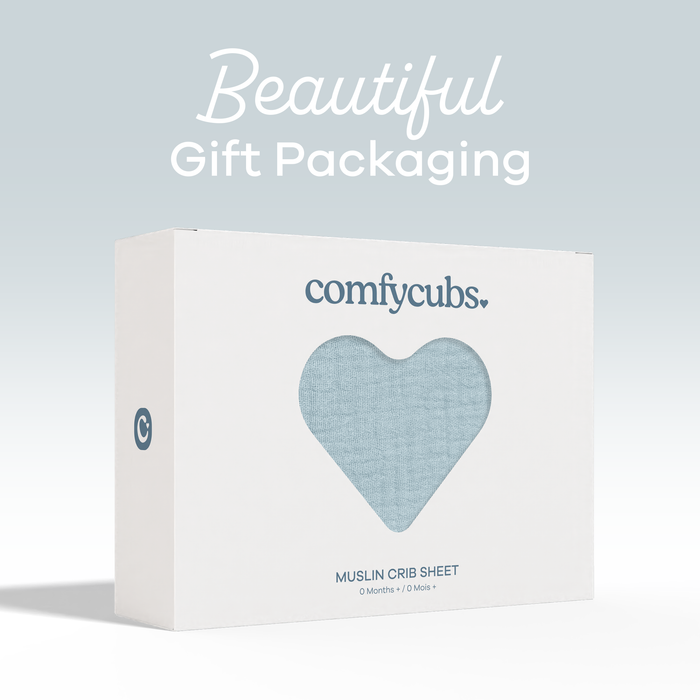 Muslin Fitted Crib Sheet by Comfy Cubs Crib Sheet Comfy Cubs