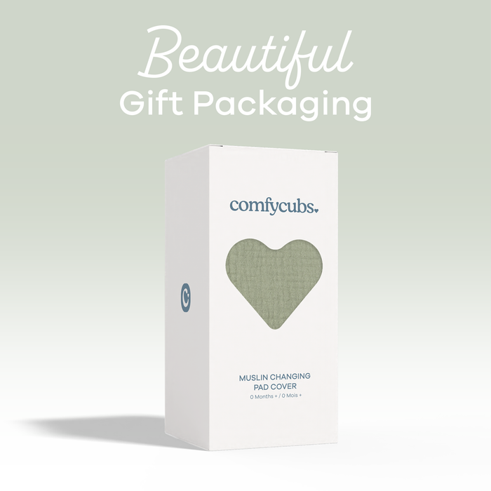 Muslin Fitted Changing Pad Cover by Comfy Cubs Changing Pad Sheets Comfy Cubs