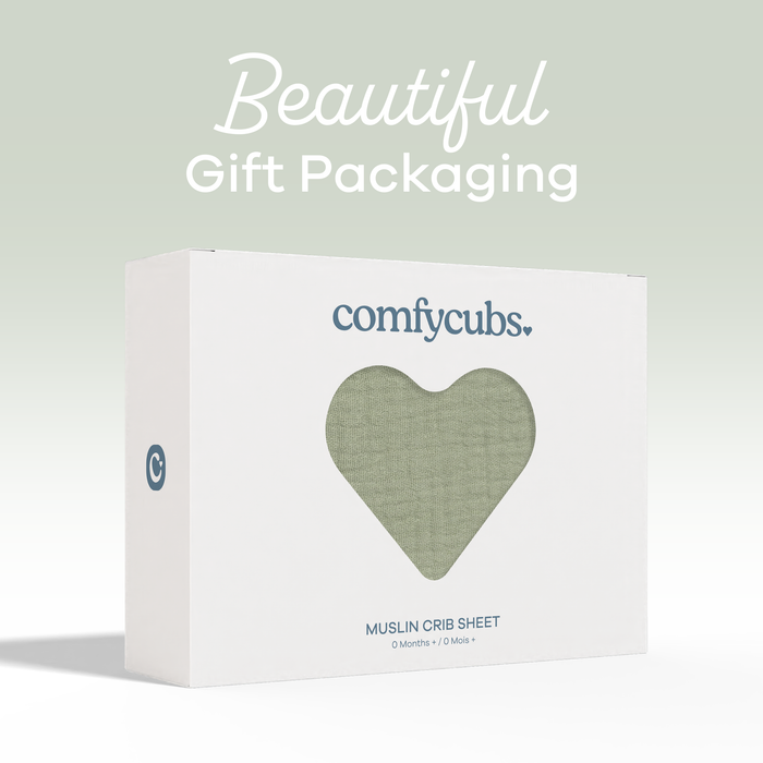 Muslin Fitted Crib Sheet by Comfy Cubs Crib Sheet Comfy Cubs