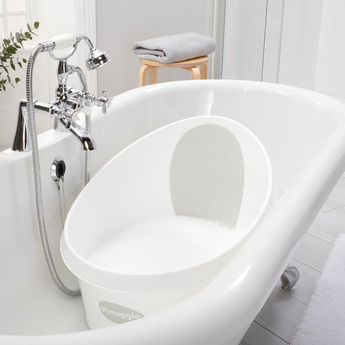 Shnuggle Toddler Bath Tub | Big Bath for bigger kids | Child bathtub seat support | Fits in shower and adult bath Bath M4A