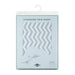 ABSTRACT FITTED SHEET ZIGZAG FOR REGULAR CRIB - 28"X52" . FRANCH BLUE SHEETS ABSTRACT