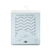 ABSTRACT FITTED SHEET ZIGZAG FOR PORTABLE CRIB - 25"X40" . FRANCH BLUE SHEETS ABSTRACT