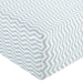 ABSTRACT FITTED SHEET ZIGZAG FOR PORTABLE CRIB - 25"X40" SHEETS ABSTRACT