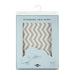 ABSTRACT FITTED SHEET ZIGZAG FOR REGULAR CRIB - 28"X52" . OAT SHEETS ABSTRACT