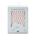 ABSTRACT FITTED SHEET ZIGZAG FOR REGULAR CRIB - 28"X52" . MAUVE SHEETS ABSTRACT