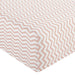 ABSTRACT FITTED SHEET ZIGZAG FOR PORTABLE CRIB - 25"X40" SHEETS ABSTRACT